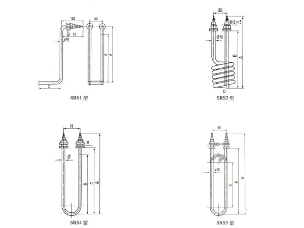 SRS型管状电加热元件-1